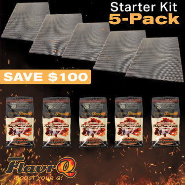 FlavrQ® Grilling System Starter Kit (5-Pack)